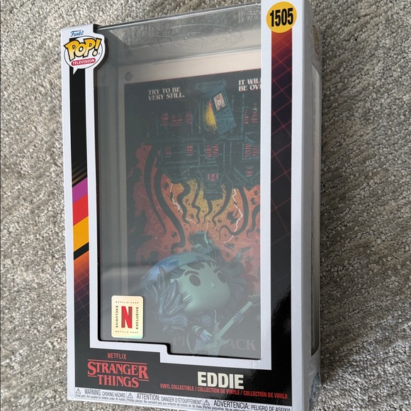 Funko Pop Eddie Figure with Red and Black Design - Picture 4 of 5